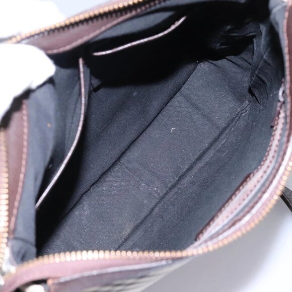 BURBERRY Nova Check Shoulder Bag Canvas Leather Beige Auth BD1036 - Picture 11 of 16